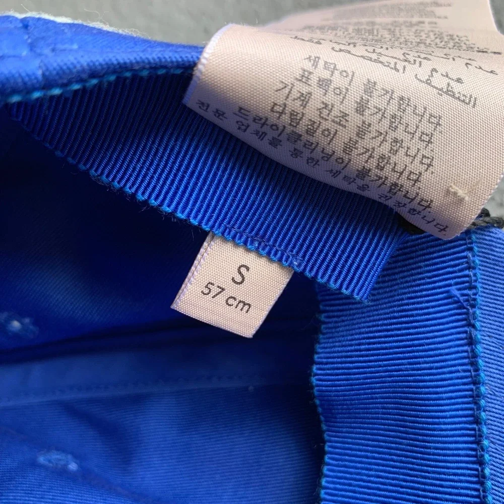 Gucci Logo 25 Baseball Cap Hat Size S 57cm Cotton Drill Blue NEW WITH TAGS!